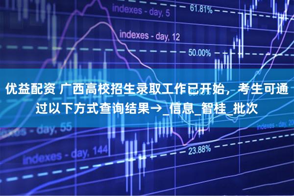 优益配资 广西高校招生录取工作已开始，考生可通过以下方式查询结果→_信息_智桂_批次