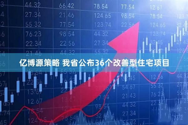 亿博源策略 我省公布36个改善型住宅项目