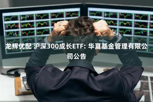 龙辉优配 沪深300成长ETF: 华夏基金管理有限公司公告
