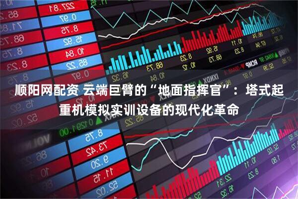 顺阳网配资 云端巨臂的“地面指挥官”：塔式起重机模拟实训设备的现代化革命